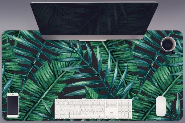 Protège bureau Feuilles tropicales