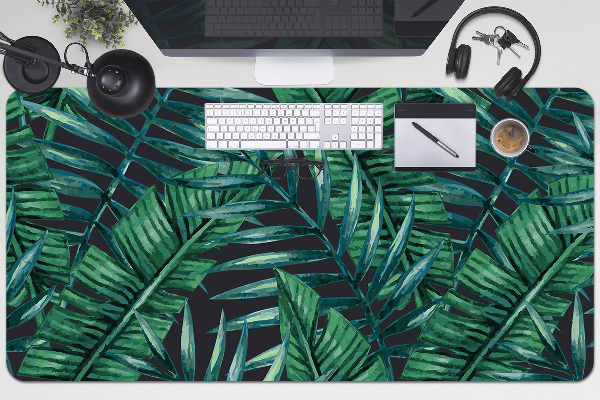 Protège bureau Feuilles tropicales