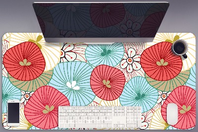 Sous-main bureau Motif floral