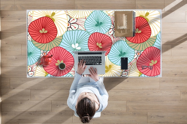 Sous-main bureau Motif floral