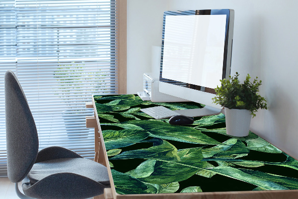 Protège bureau Feuilles tropicales