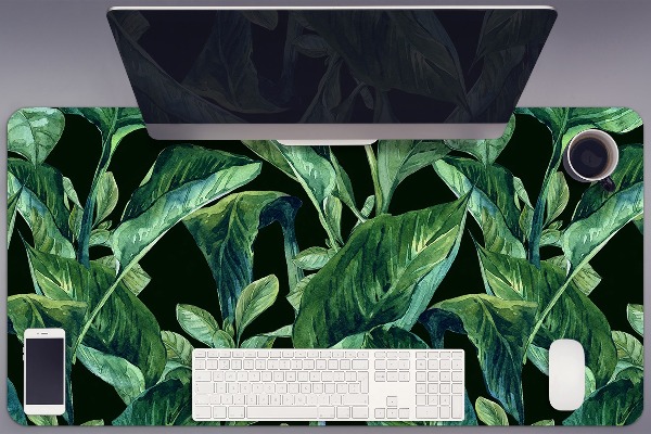 Protège bureau Feuilles tropicales