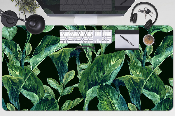 Protège bureau Feuilles tropicales