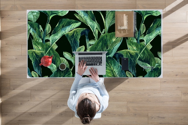 Protège bureau Feuilles tropicales