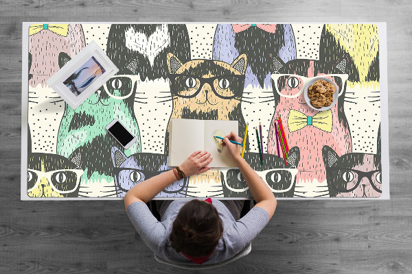 Sous main de bureau Chats
