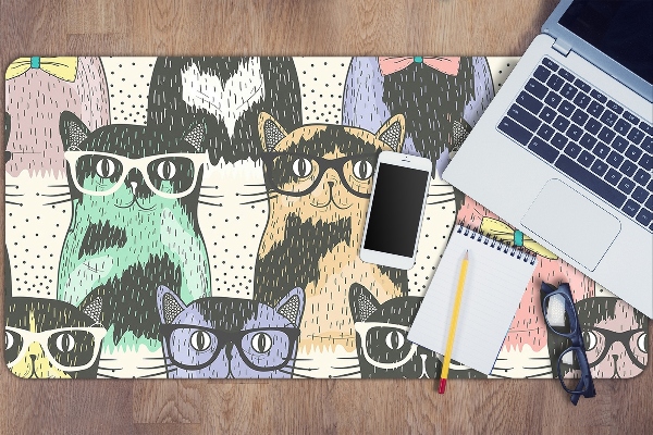 Sous main de bureau Chats