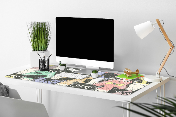 Sous main de bureau Chats