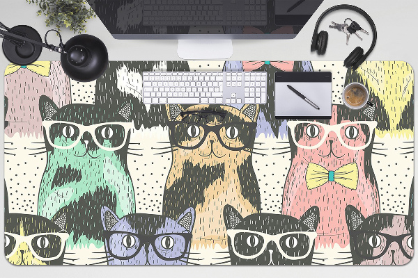 Sous main de bureau Chats