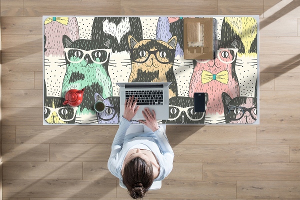 Sous main de bureau Chats