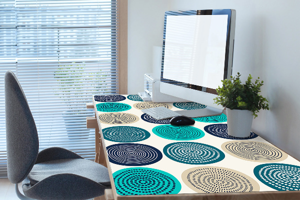 Protège bureau Cercles abstraits