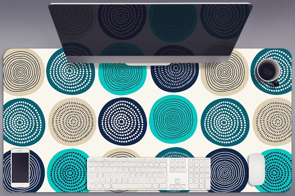 Protège bureau Cercles abstraits