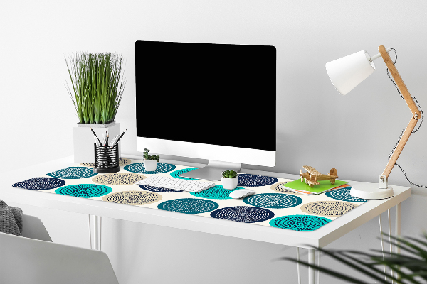 Protège bureau Cercles abstraits