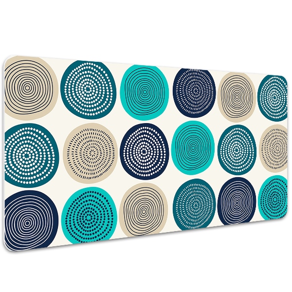 Protège bureau Cercles abstraits