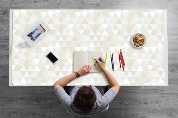 Sous main de bureau Modèle triangle