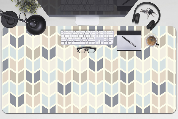 Sous-main bureau Texture géométrique