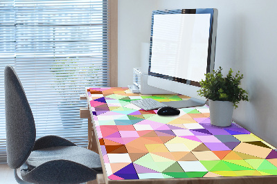 Sous-main bureau Mosaïque colorée