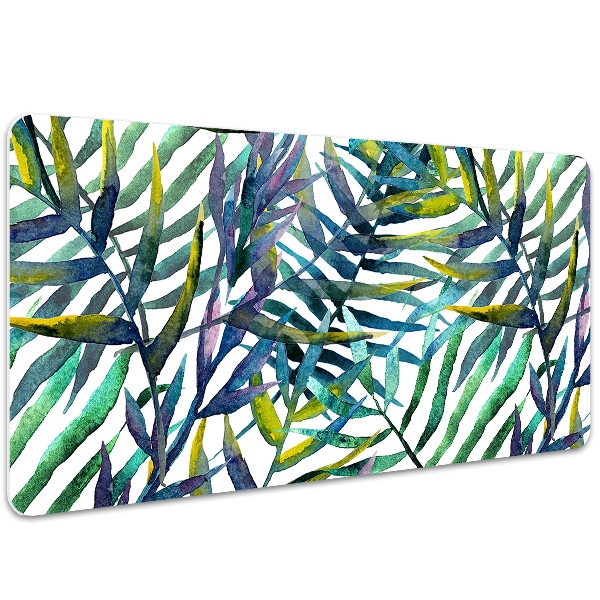 Protège bureau Feuilles exotiques