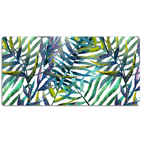 Protège bureau Feuilles exotiques