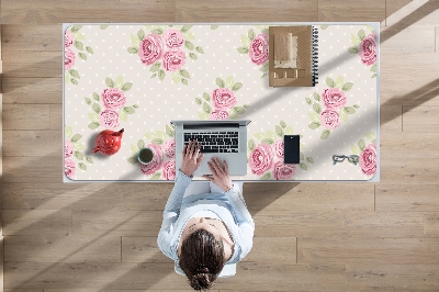 Tapis de bureau Roses anglaises