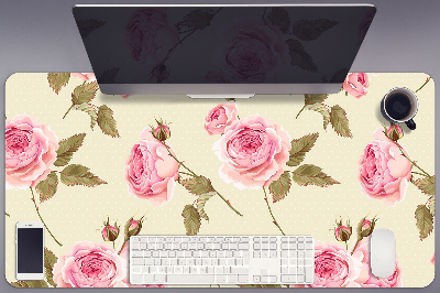 Tapis de bureau Roses anglaises