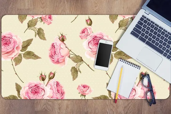 Tapis de bureau Roses anglaises