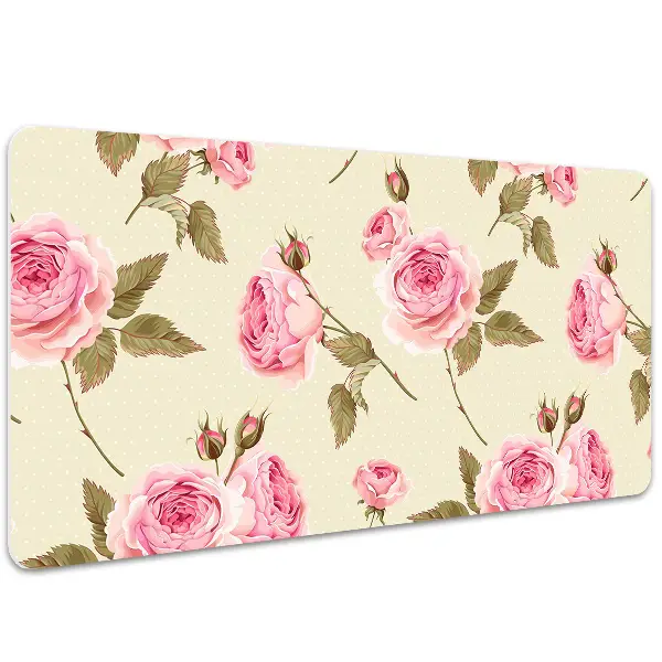 Tapis de bureau Roses anglaises