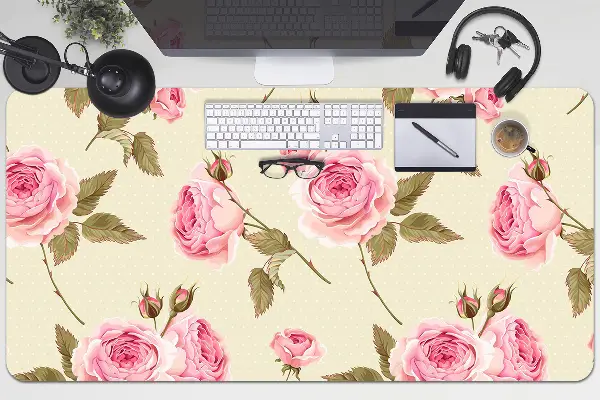 Tapis de bureau Roses anglaises