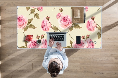 Tapis de bureau Roses anglaises