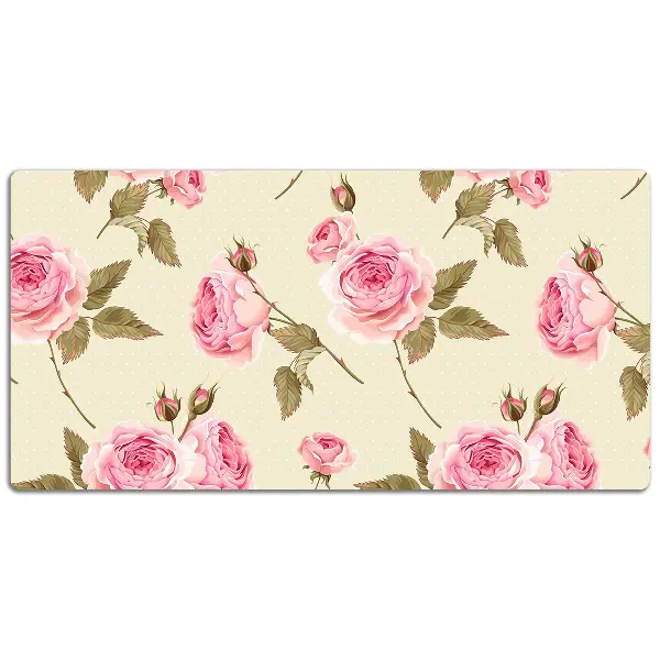 Tapis de bureau Roses anglaises