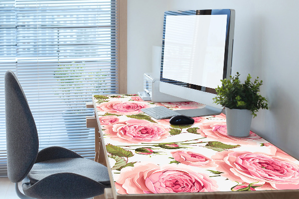 Sous main de bureau Belles roses