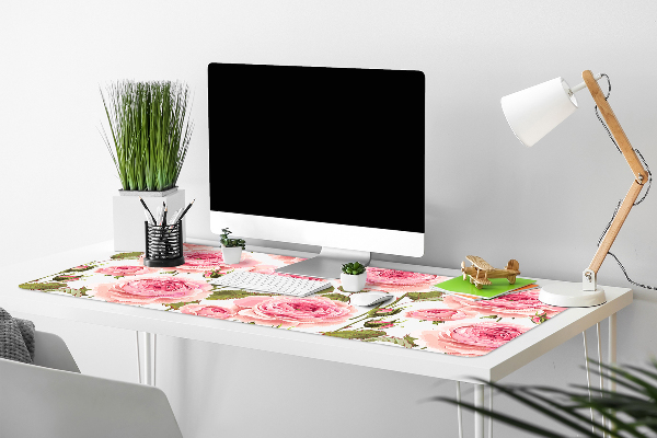 Sous main de bureau Belles roses