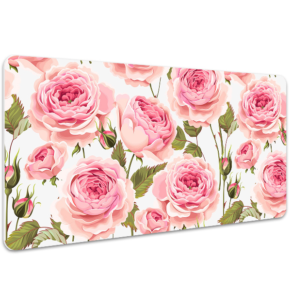 Sous main de bureau Belles roses
