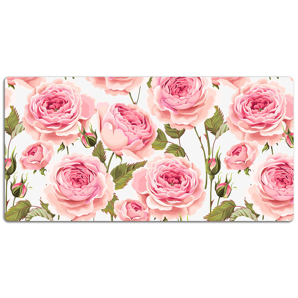 Sous main de bureau Belles roses
