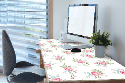 Sous main de bureau Petites fleurs