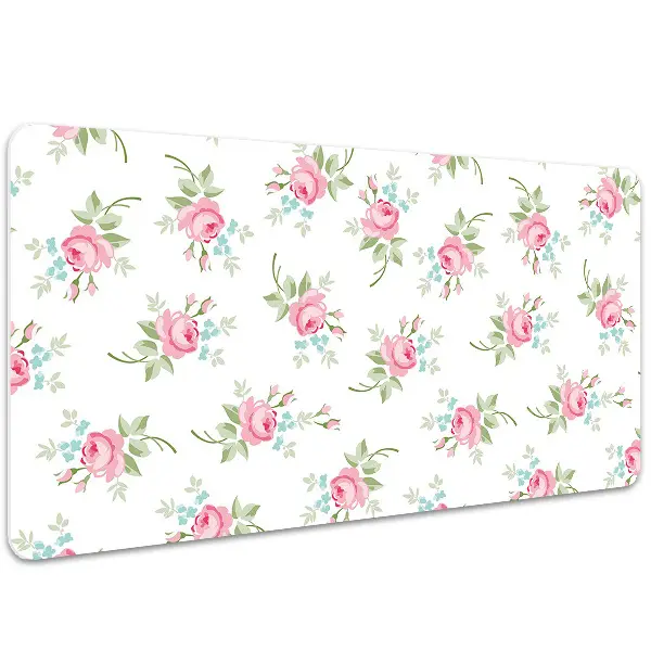 Sous main de bureau Petites fleurs