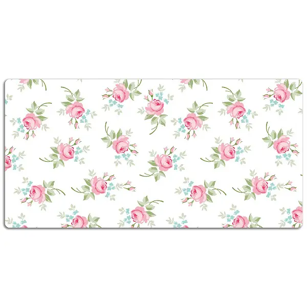 Sous main de bureau Petites fleurs