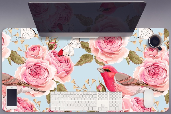 Tapis de bureau Roses anglaises