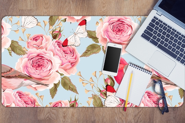Tapis de bureau Roses anglaises