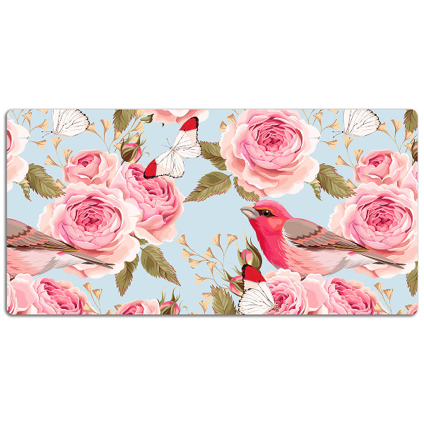 Tapis de bureau Roses anglaises