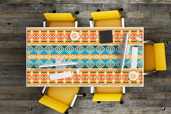 Sous-main bureau Modèle de style navajo