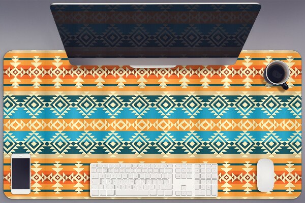 Sous-main bureau Modèle de style navajo