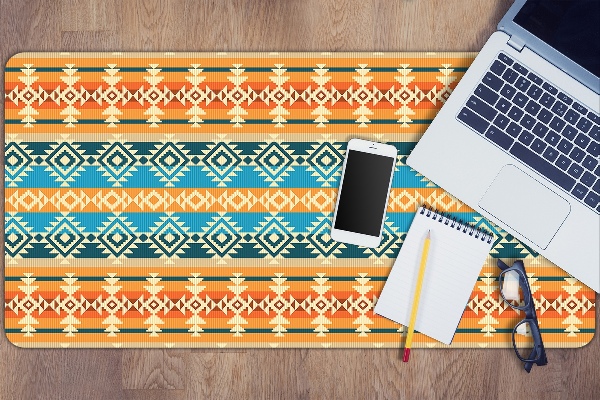 Sous-main bureau Modèle de style navajo