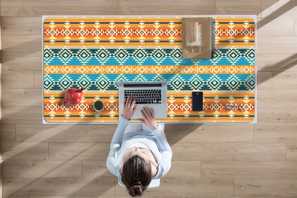 Sous-main bureau Modèle de style navajo