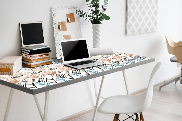 Sous main de bureau Motif ethnique