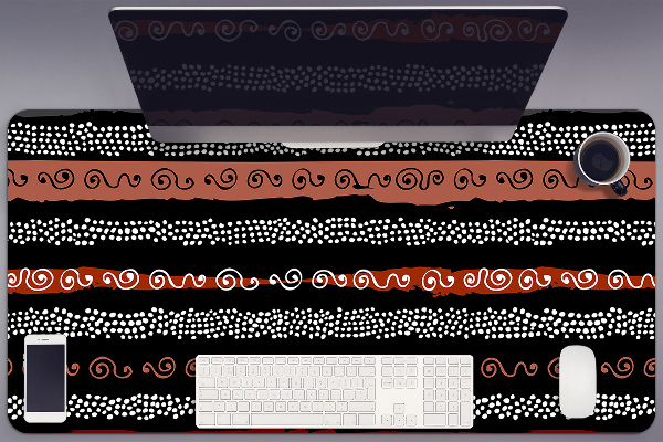 Sous-main bureau Modèle tribal