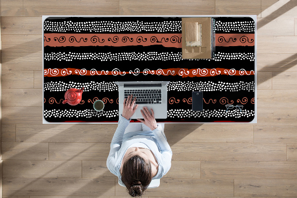 Sous-main bureau Modèle tribal