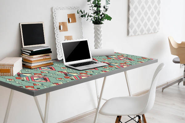 Sous main de bureau Modèle aztèque