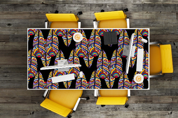 Sous-main bureau Art tribal