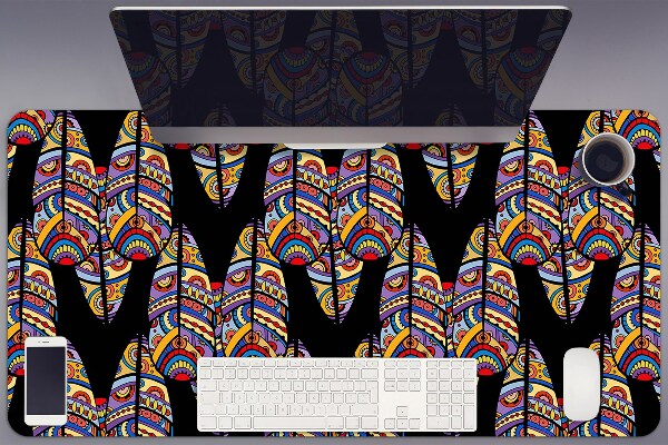 Sous-main bureau Art tribal