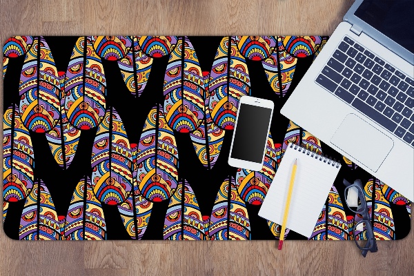 Sous-main bureau Art tribal